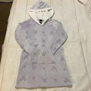 Disney Purple Lilac Womens Fleece Hoodie Robe size‎ XS